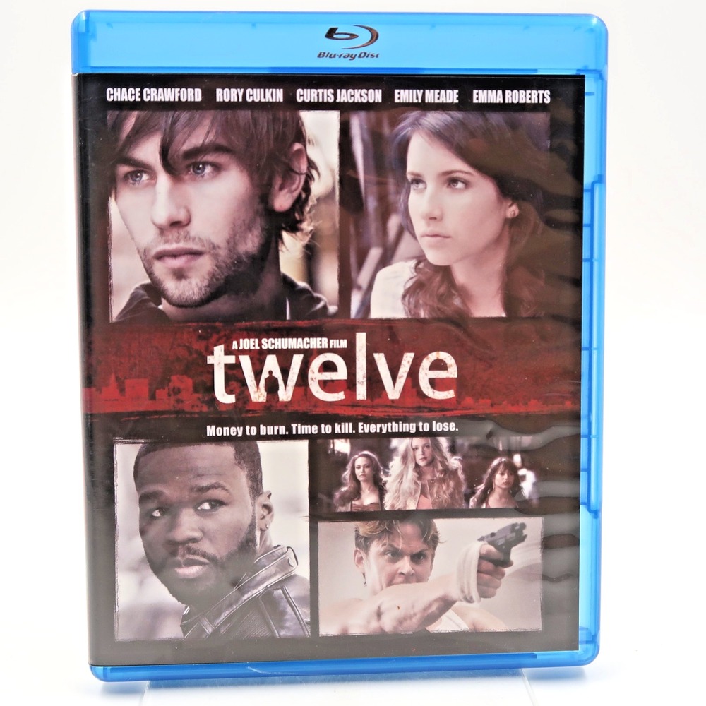 Twelve Blu-ray Disc 2010 Chace Crawford 50 Cent Emma Roberts Joel Schumacher R